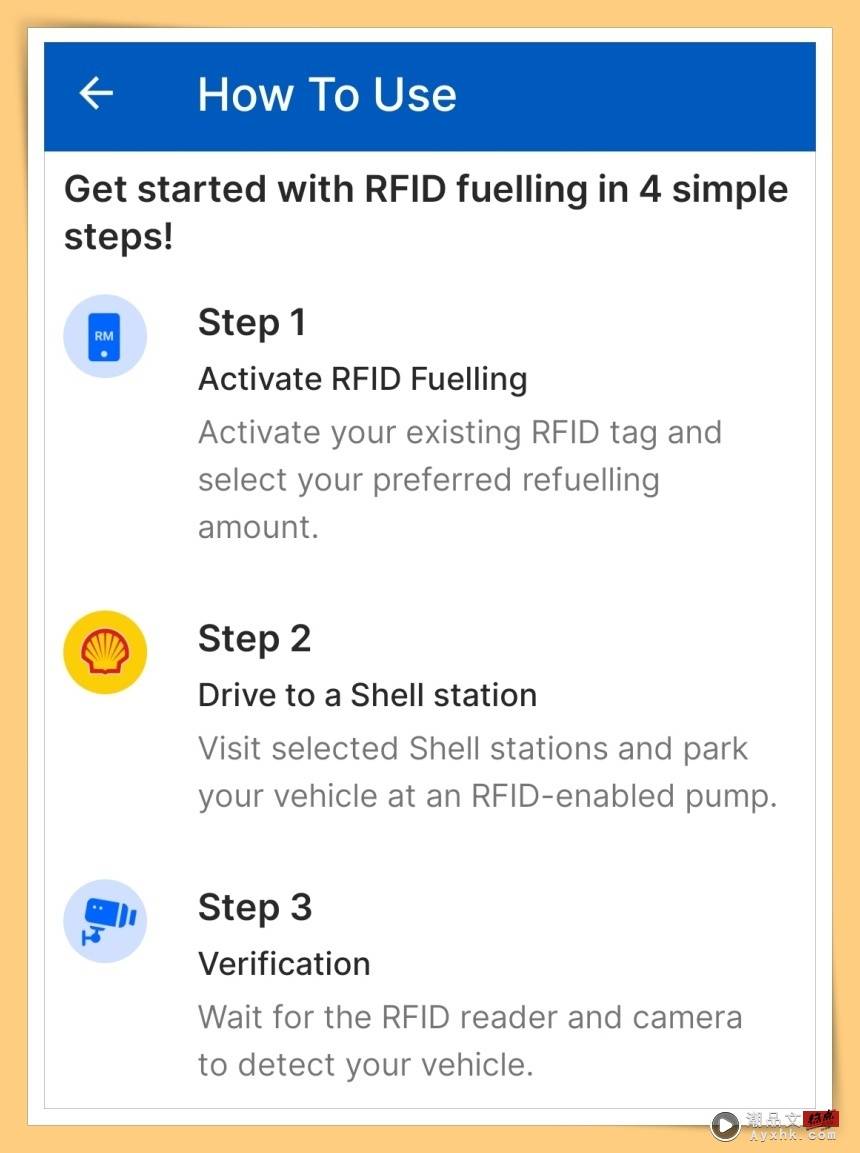 Tips I RFID不仅用来缴付过路费！教你在指定Shell油站用RFID来添油！ 更多热点 图7张